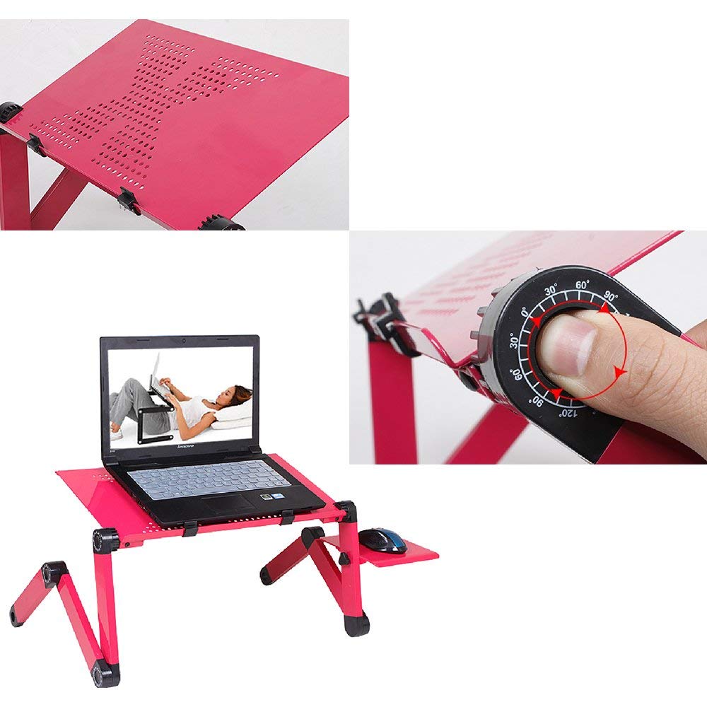 Adjustable Laptop Table Ergonomic Design